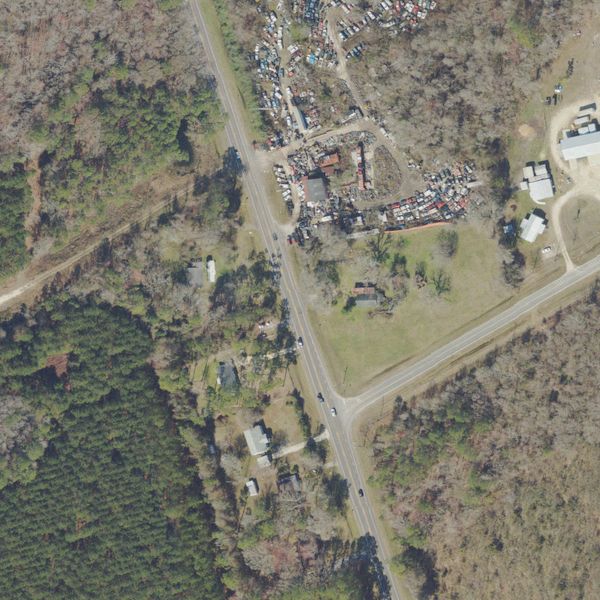 Aerial photo of Bradford Auto Parts & Salvage