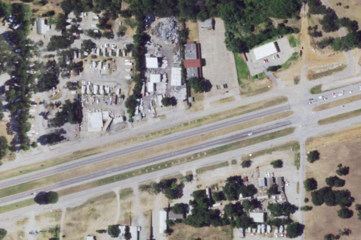 Aerial photo of Affordable Auto Salvage & Recycling Center at 7700 Jacksboro Hwy