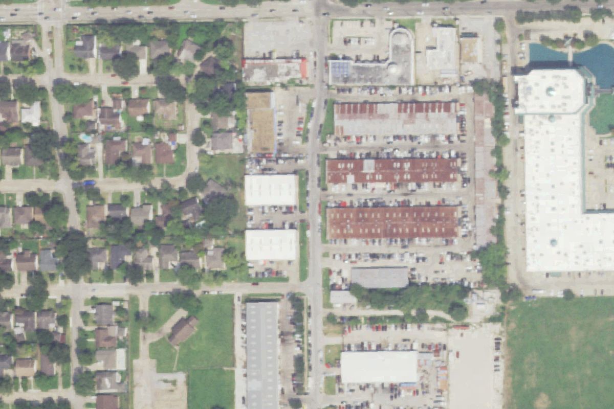 Aerial photo of D&D Junk Cars at 7000 Baneway Dr