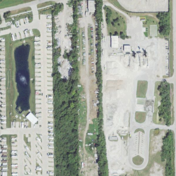 Aerial photo of Premier Salvage