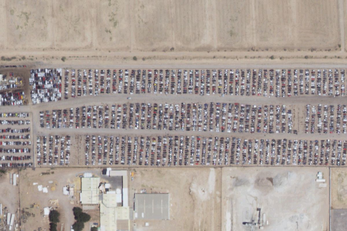 Aerial photo of RG Pick-A-Part at 8330 Doniphan Drive