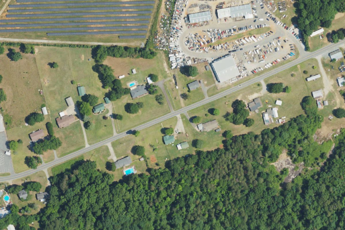 Aerial photo of Robbins Auto Parts
