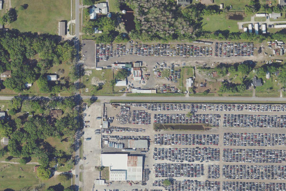 Aerial photo of Epic Auto Salvage at 3549 Old Dixie Hwy