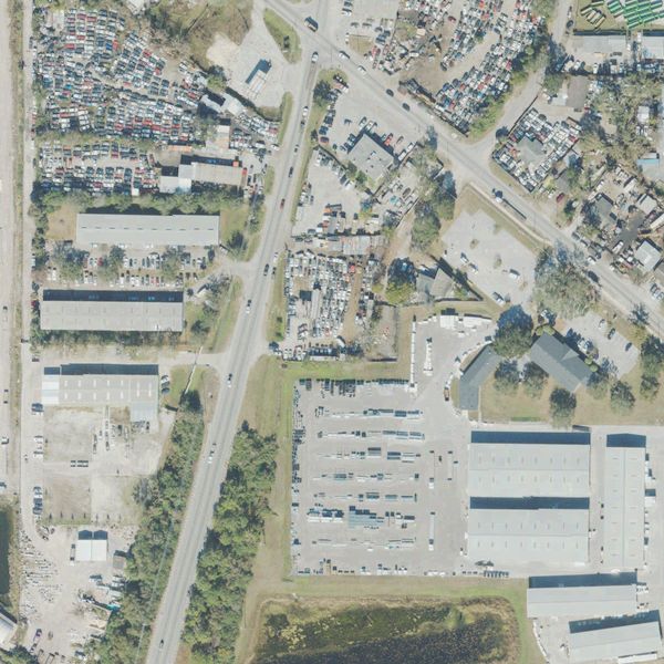 Aerial photo of Florida Auto Recycling