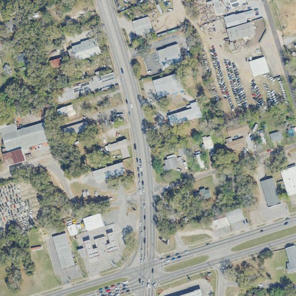 Aerial photo of Pensacola Auto Parts