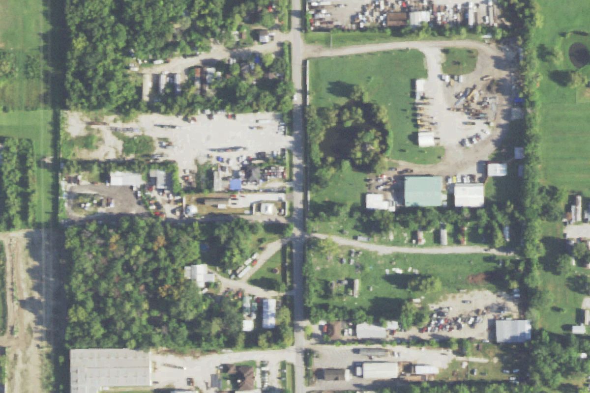 Aerial photo of Beltran Recycle Parts