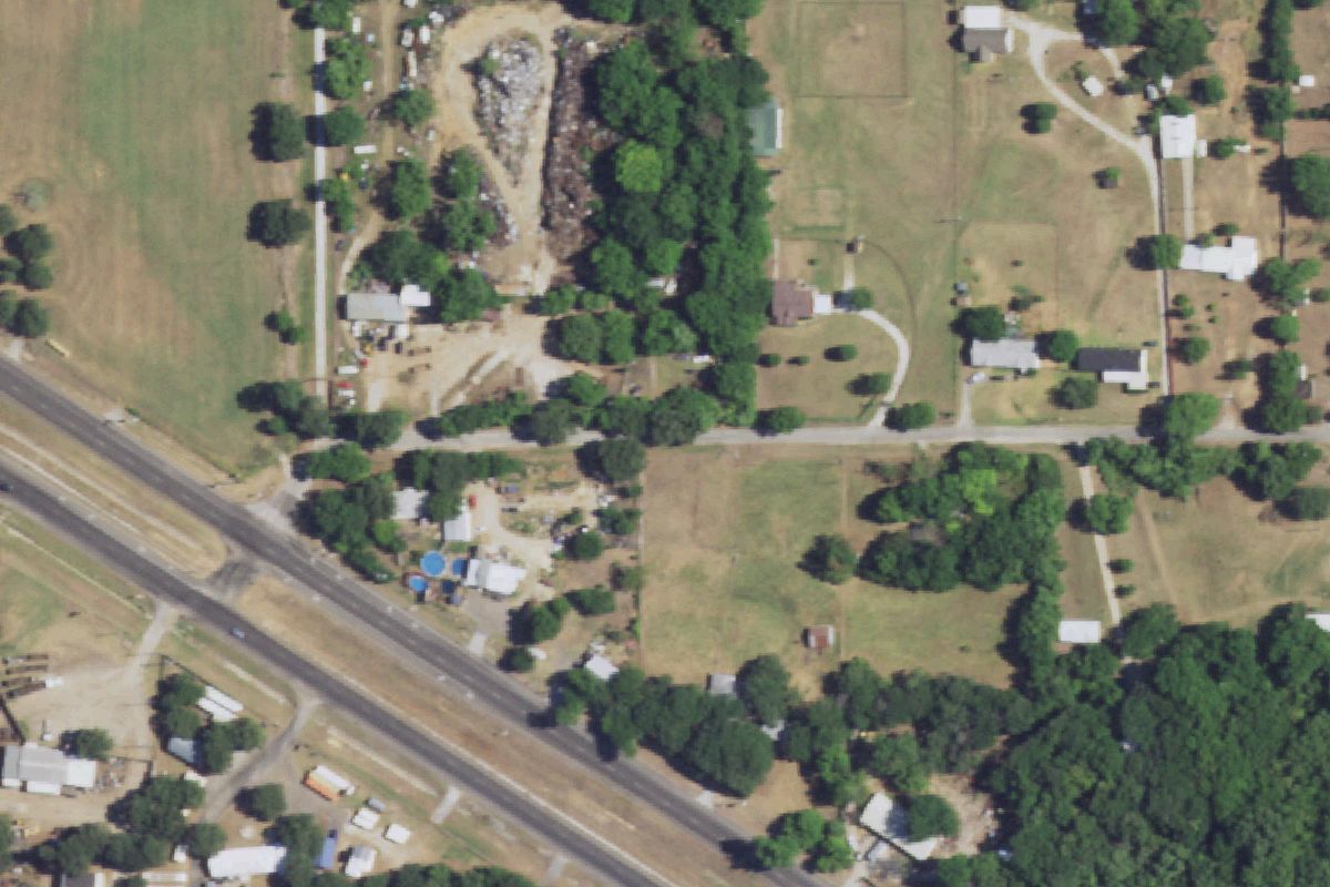 Aerial photo of ABC Auto Parts