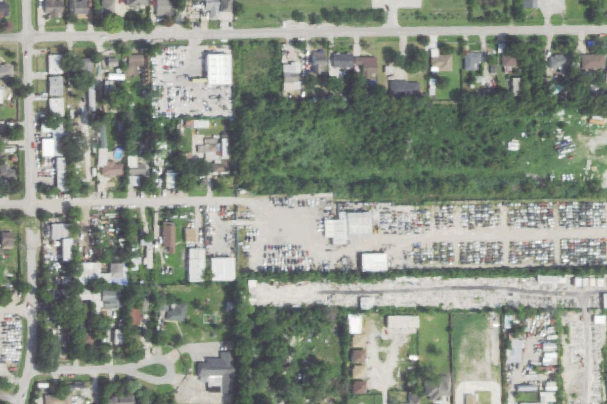 Aerial photo of Star Auto Parts at 400 Turney Dr