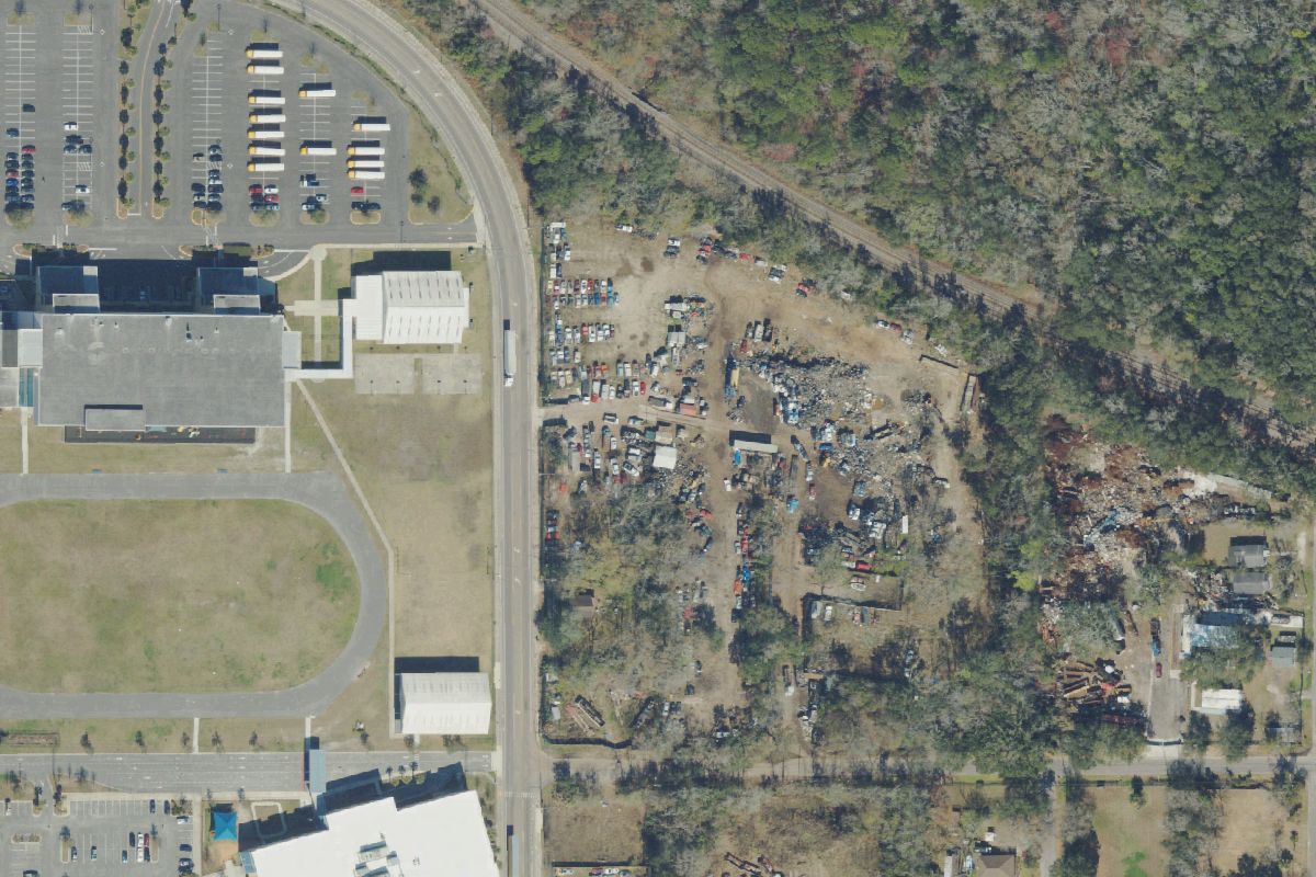 Aerial photo of Alligator Enterprises