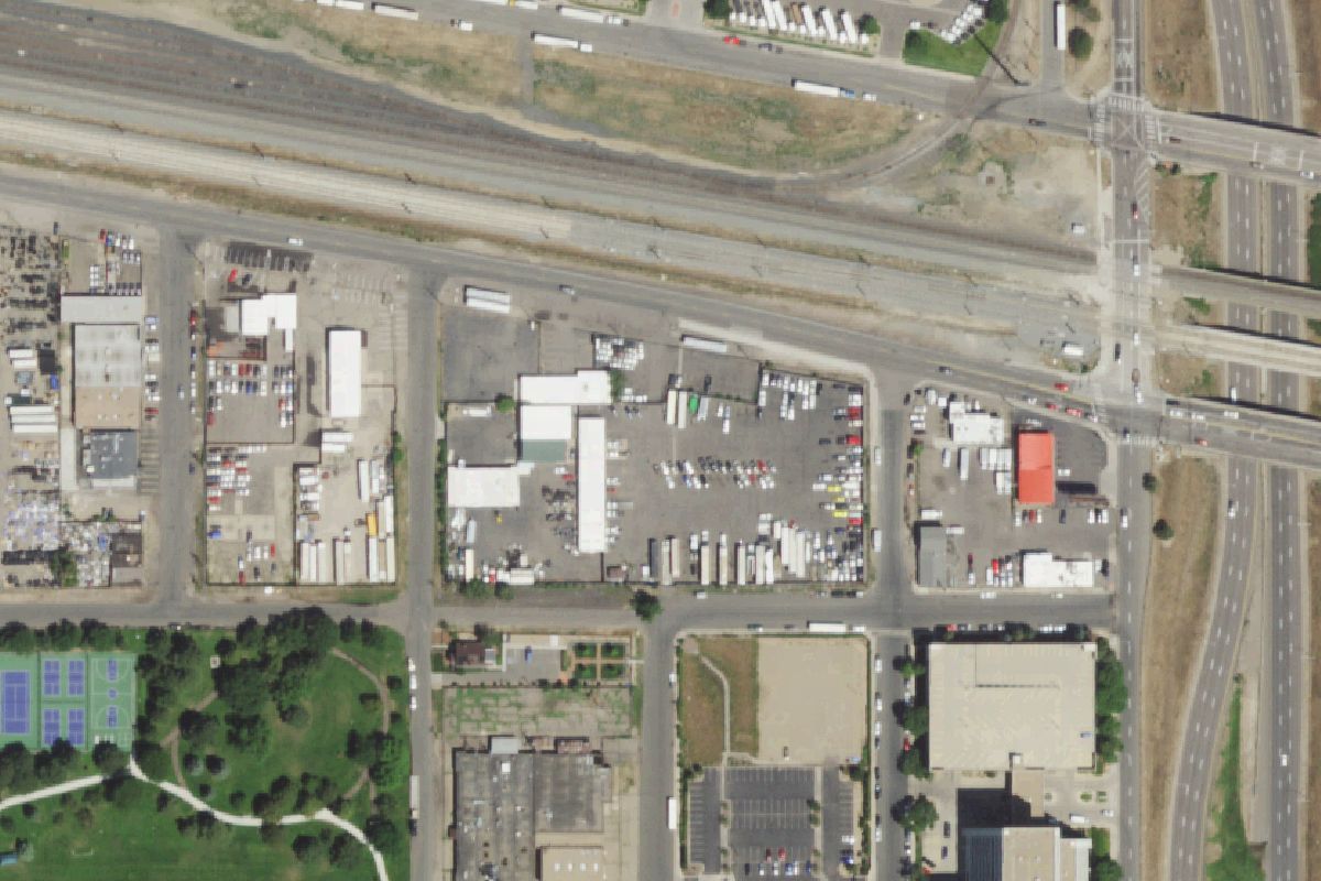 Aerial photo of Maxx Auto Recovery at 7070 Smith Road