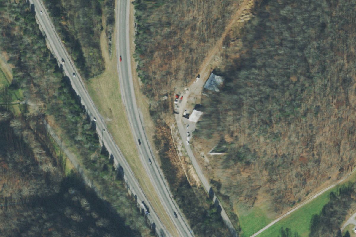 Aerial photo of Affordable Auto Parts at 1840 Slaters Creek Road