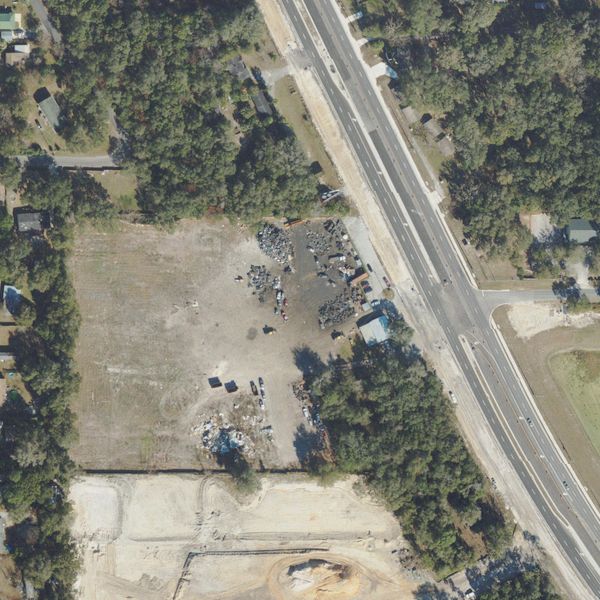 Aerial photo of Lady Lake Auto Salvage