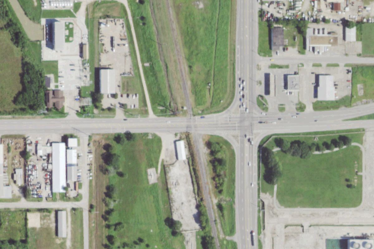 Aerial photo of Lamarque Auto Salvage/Best Wrecker