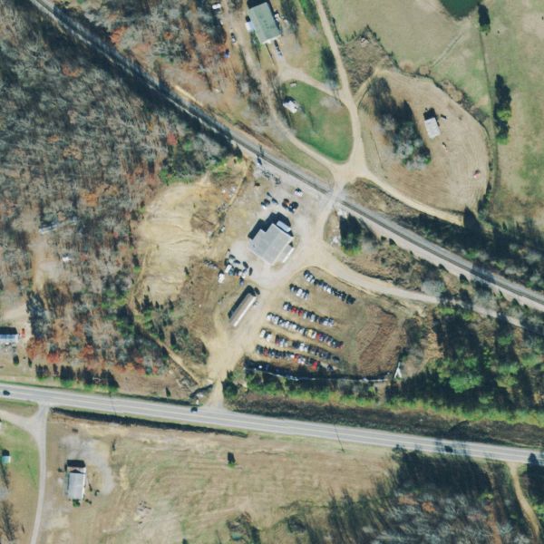 Aerial photo of Karamwright Auto Salvage