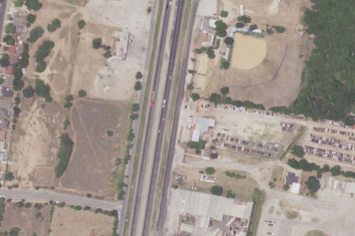 Aerial photo of River City Auto Parts