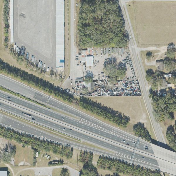 Aerial photo of A&K Auto Recycling