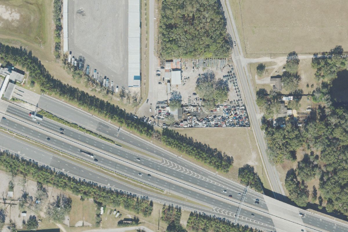 Aerial photo of A&K Auto Recycling at 2225 Coral Hills Rd
