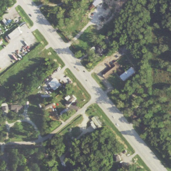 Aerial photo of Uncle G Auto Recycling