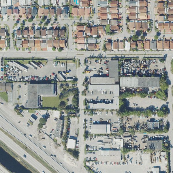Aerial photo of Salomon Truck Parts and Export