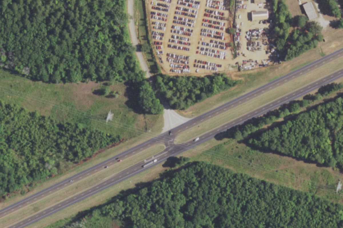 Aerial photo of Locos Pick & Pull at 10310 CR 383