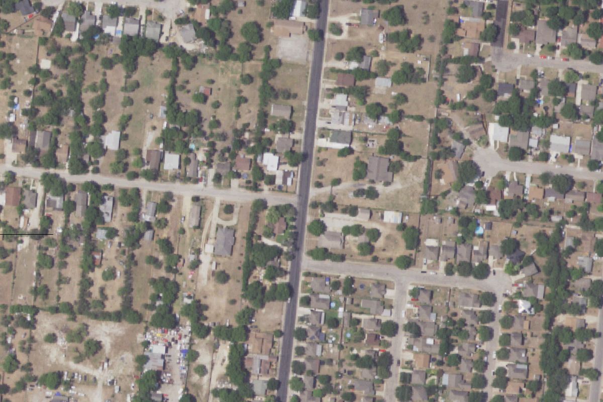Aerial photo of Alamo Access Used Auto Parts at 446 Enrique M Barrera Pkwy