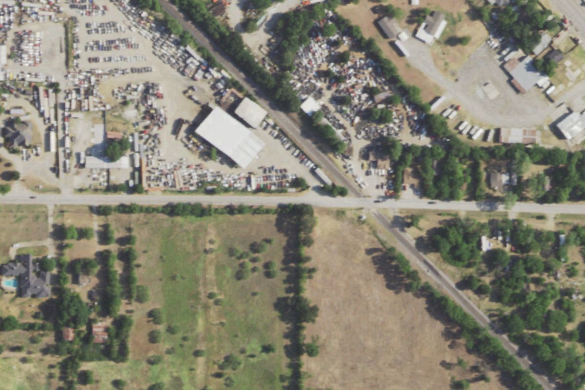 Aerial photo of Encinas Recycling