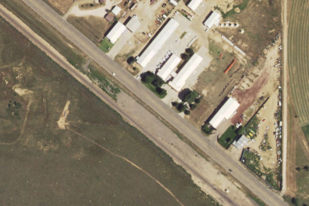 Aerial photo of High Plains Salvage