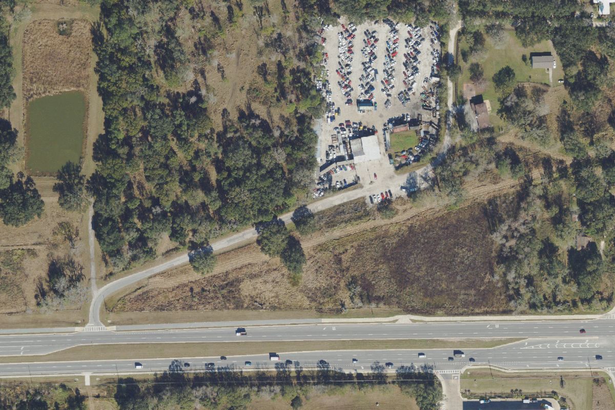 Aerial photo of Stepp's Auto and Truck Salvage at 11607 Ossie Murphy Rd