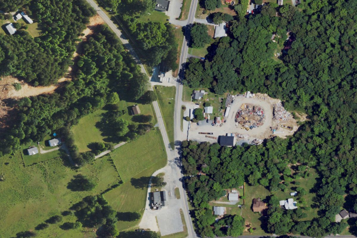 Aerial photo of Cardinal Metals