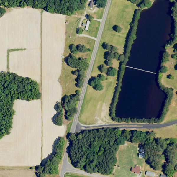 Aerial photo of Johnston's Used Auto Parts