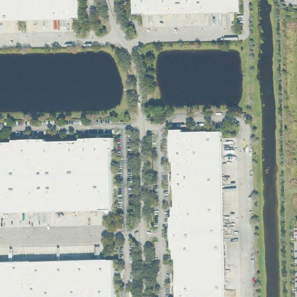 Aerial photo of LKQ Melbourne - Pompano Beach