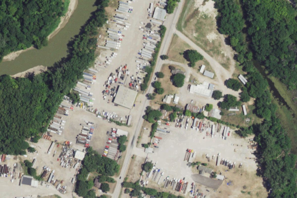 Aerial photo of Triple C Recycling