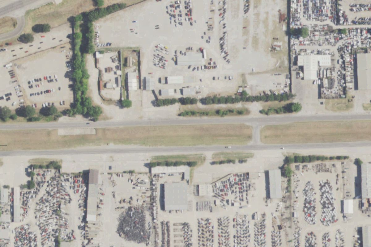 Aerial photo of Mid-Cities Jeep Truck and Van at 3906 E Jefferson St