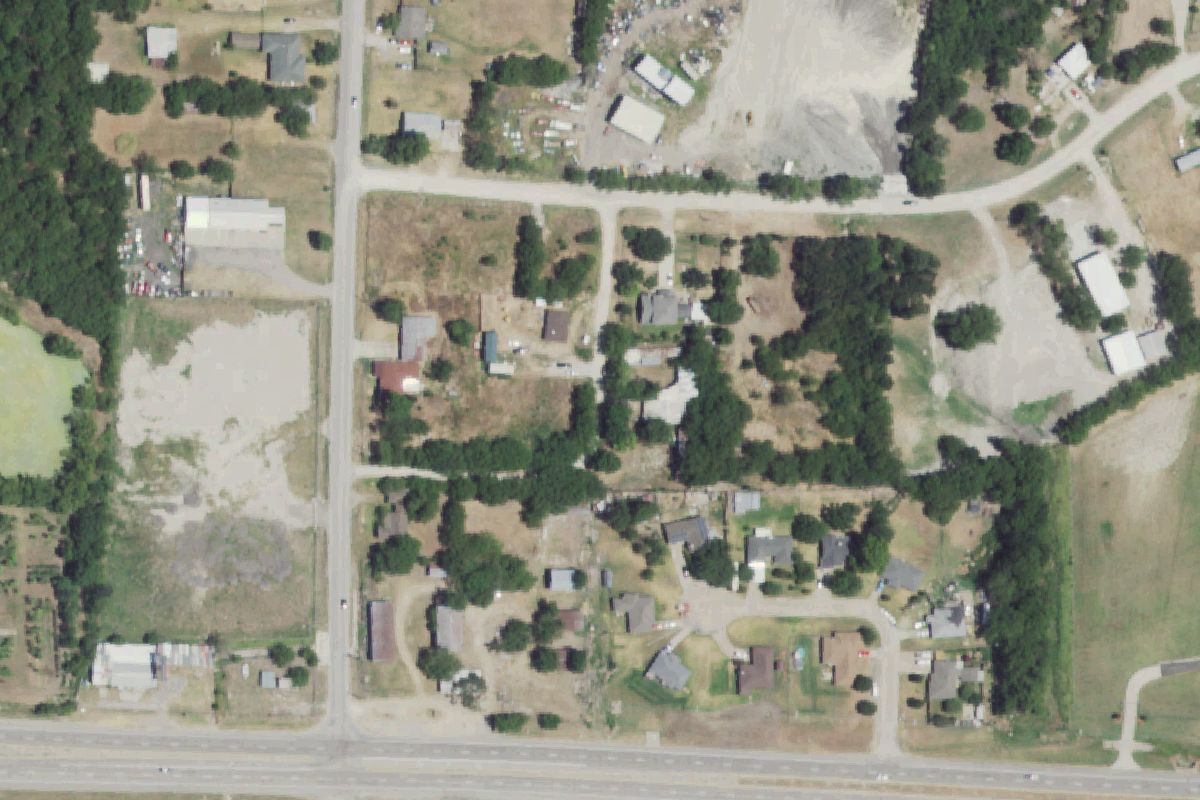 Aerial photo of Experienced Auto Parts and Salvage at 5927 Lawrence Cir