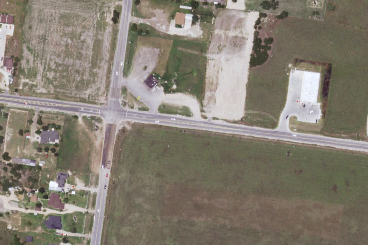 Aerial photo of El Guero Auto Parts Y Auto Sale