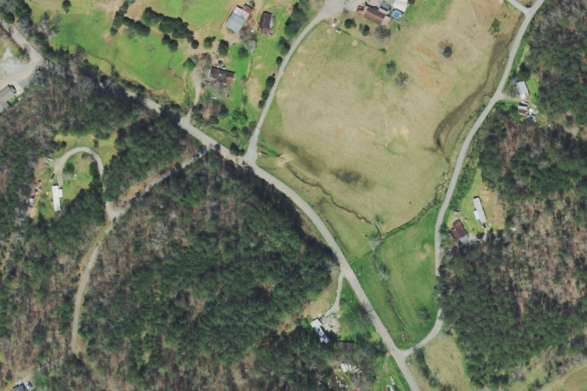 Aerial photo of K & K Salvage