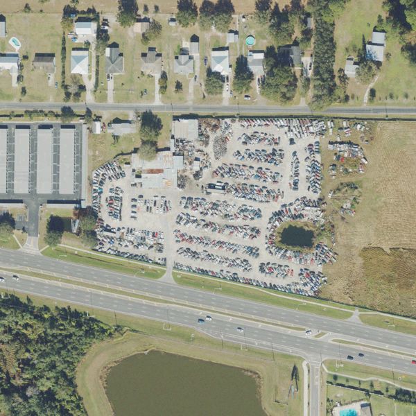 Aerial photo of Saint Cloud Auto Salvage