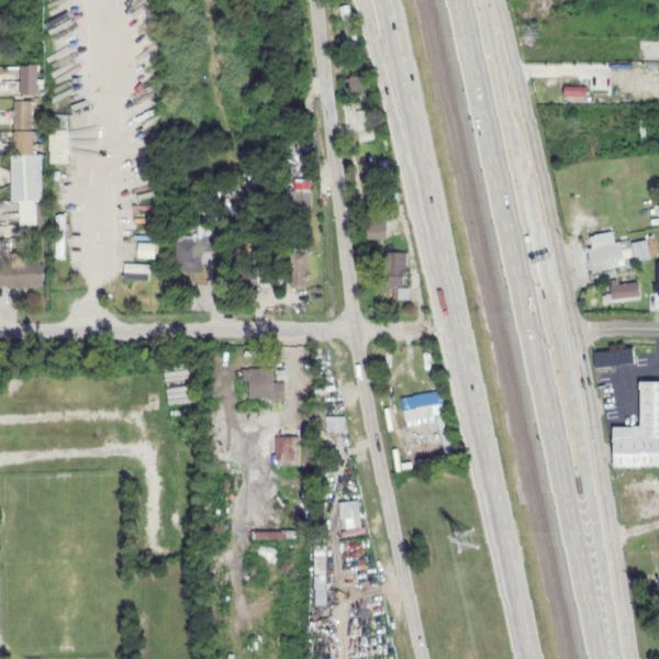 Aerial photo of Ikesons Auto Parts