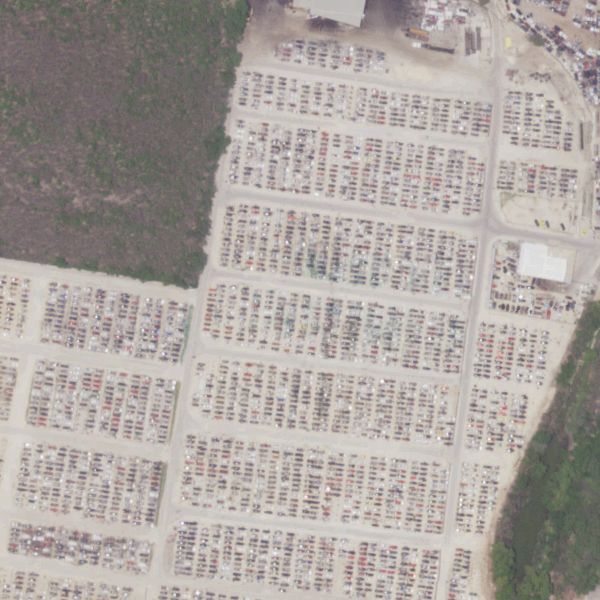Aerial photo of Pick and Pull Salvage Yard