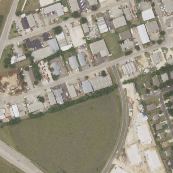 Aerial photo of Texas International Tires Truck Parts & Chrome