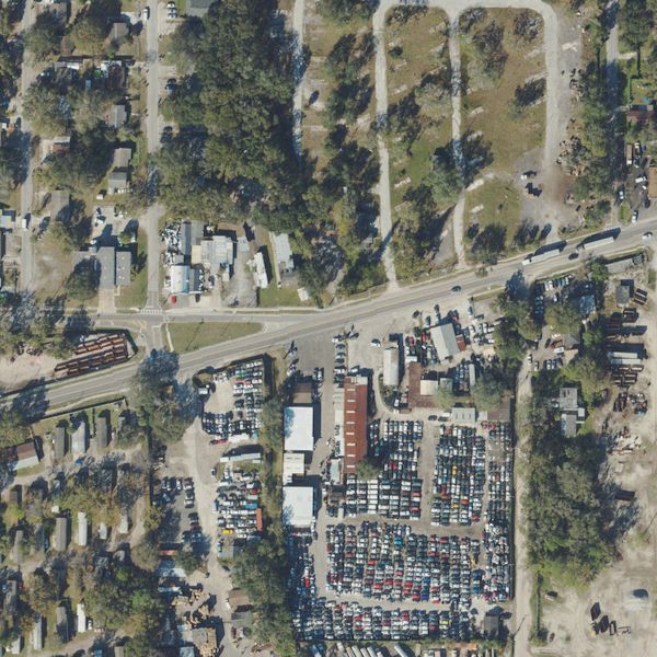 Aerial photo of Davidson Used Auto Parts