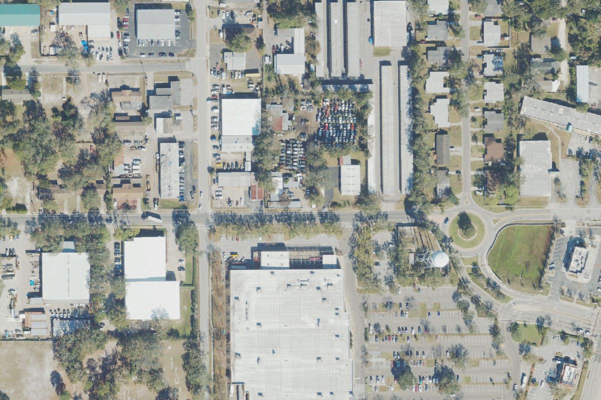 Aerial photo of T & L Used Auto Parts