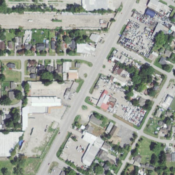 Aerial photo of North-Jensen Auto Parts