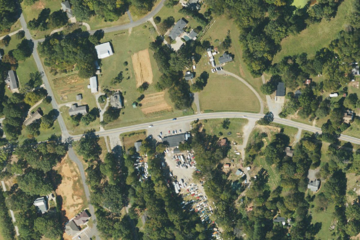 Aerial photo of Trust Towing & Recovery