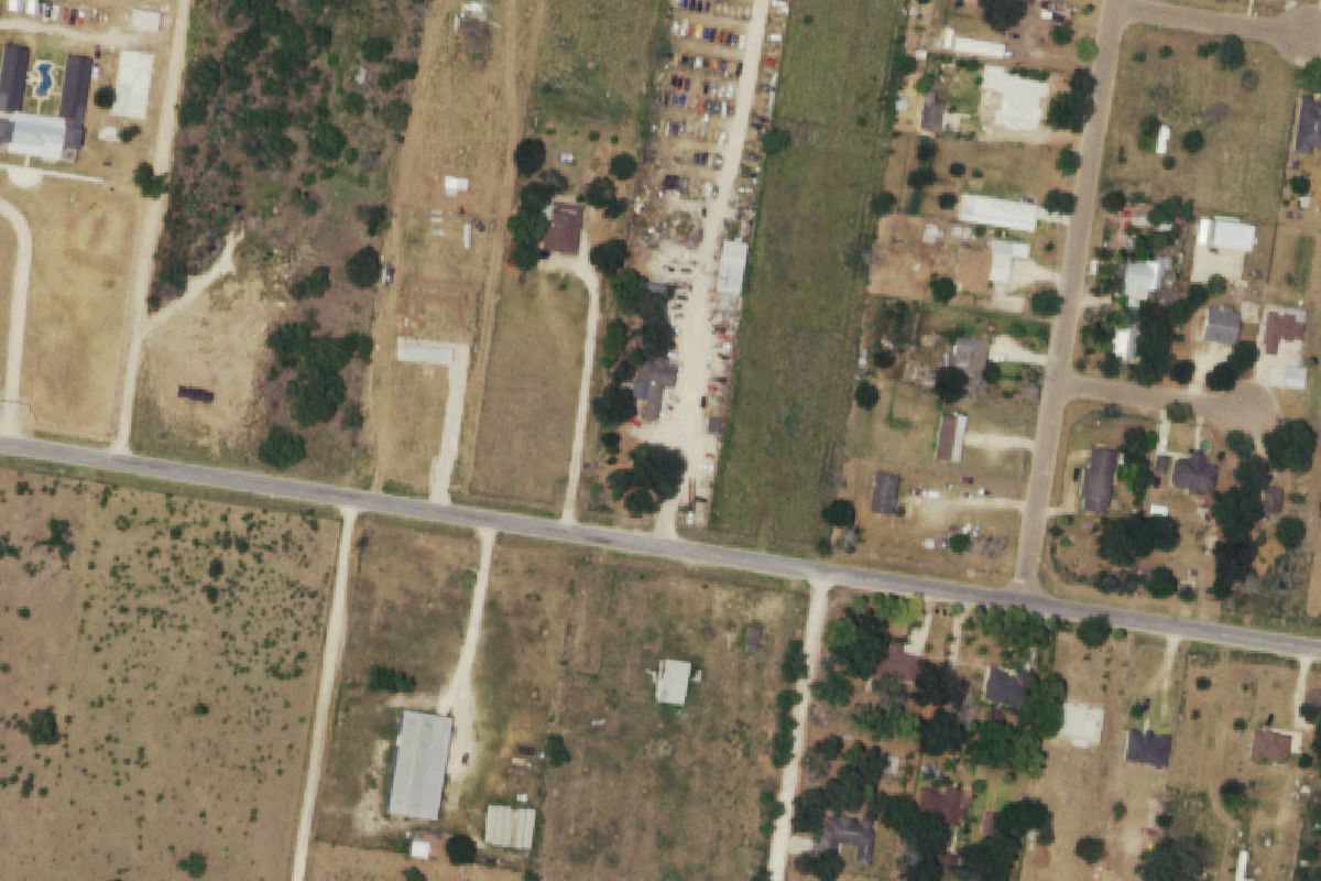 Aerial photo of Pacheco's Used Auto Parts