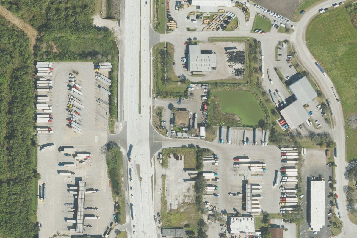 Aerial photo of Elite Truck Parts at 2800 South Kings Highway