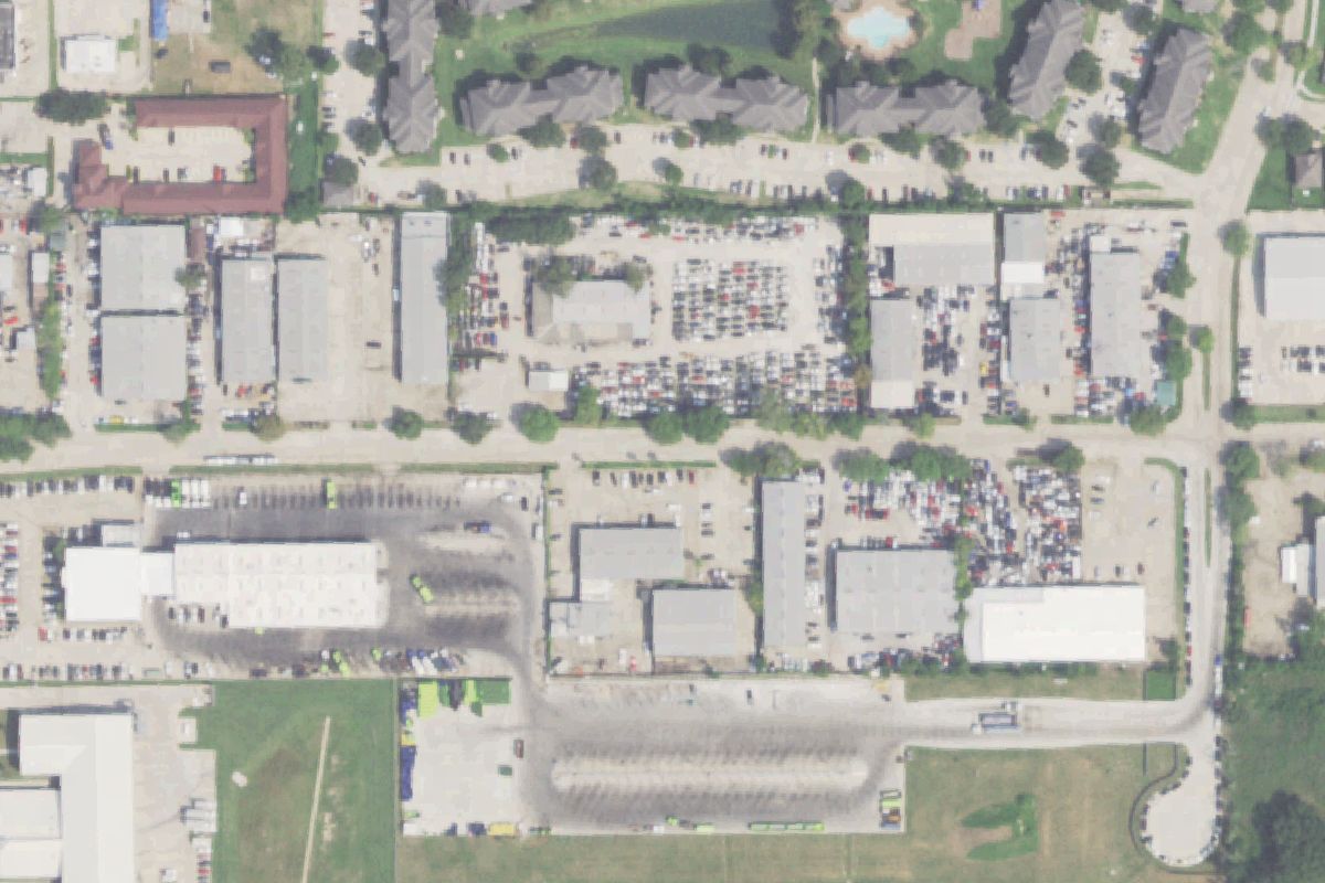 Aerial photo of Parkway Used Auto Parts at 14430 Auto Parkway