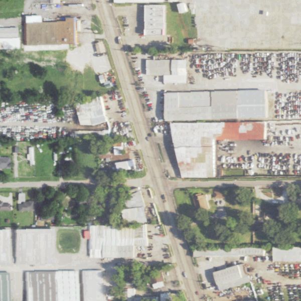 Aerial photo of Manuels Used Auto Parts 2