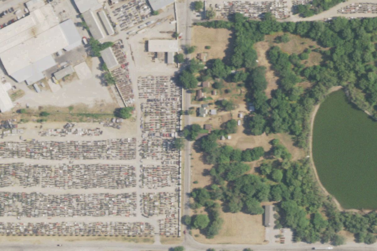Aerial photo of Fenix Parts EV at 1409 Carson St
