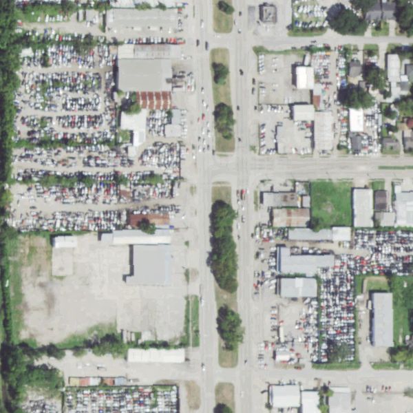 Aerial photo of Pickup Parts